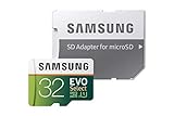 Samsung MB-ME32GA/EU EVO Select 32 GB microSDHC UHS-I U1 Speicherkarte inkl. SD-Adapter Weiß/Grun