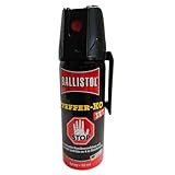 BALLISTOL 24430 Pfeffer-KO Jet 50ml Spray – Verteidigungsspray gegen Tiere – Abwehrspray 5m...