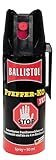 BALLISTOL 24430 Pfeffer-KO Jet 50ml Spray – Verteidigungsspray gegen Tiere – Abwehrspray 5m...