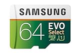 Samsung EVO Select 64 GB microSD 100MB/s, Geschwindigkeit, Full HD & 4K UHD Speicherkarte inkl....
