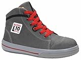 ELTEN Sicherheitsschuhe VINTAGE Mid ESD S3, Herren, Leder, Stahlkappe, leicht, sportlich, Grau,...