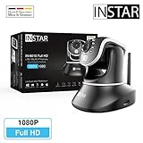 INSTAR IN-8015 Full HD schwarz - WLAN Überwachungskamera - IP Kamera - IP Cam - Innenkamera - Pan...