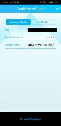 upCam-App-Normaler-Modus-hinzufuegen-1-1